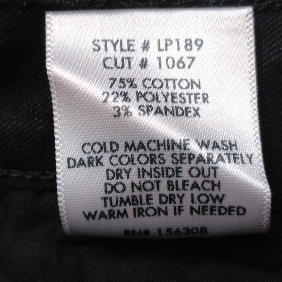L.T.J. Letters to Juliet Amore Black High Waist Stretch Denim Skinny Jeans Sz 24 - Picture 4 of 6